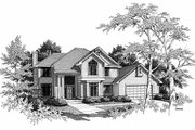 Traditional Style House Plan - 4 Beds 2.5 Baths 2493 Sq/Ft Plan #70-400 