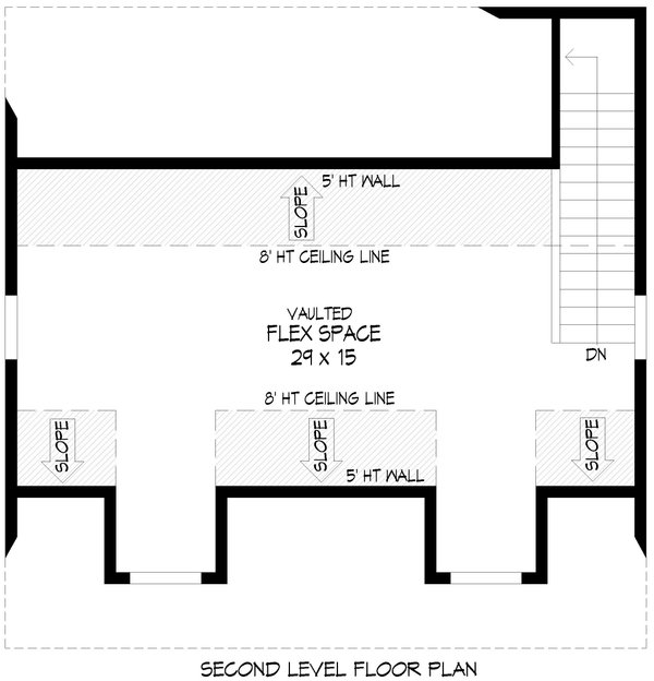 Country Floor Plan - Upper Floor Plan #932-1090