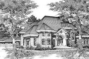 European Style House Plan - 3 Beds 5 Baths 5492 Sq/Ft Plan #329-325 