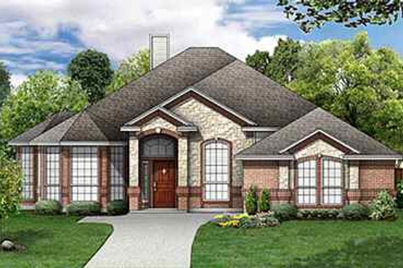 Dream House Plan - Traditional Exterior - Front Elevation Plan #84-139