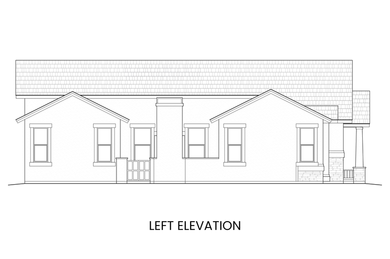 House Design - Exterior - Other Elevation for Craftsman House Plan #1108-7 - 3 bed, 3 bath