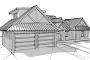 Craftsman Style House Plan - 2 Beds 2.5 Baths 2048 Sq/Ft Plan #1101-38 