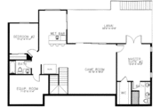 Log Style House Plan - 3 Beds 2 Baths 1512 Sq/Ft Plan #115-153 