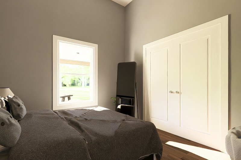 Architectural House Design - Interior - Bedroom 1 for Barndominium House Plan #1064-445 - 2 bed, 1 bath