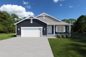 Farmhouse Exterior - Front Elevation Plan #1111-24