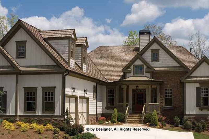 Dream House Plan - Traditional Exterior - Front Elevation Plan #54-356