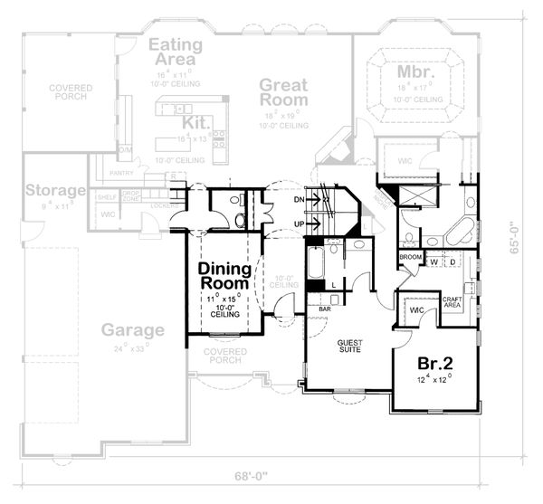 Dream House Plan - European Floor Plan - Other Floor Plan #20-2460