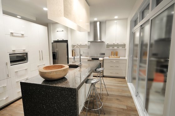 Interior - Kitchen for Contemporary House Plan #23-2554 - 3 bed, 1.5 bath