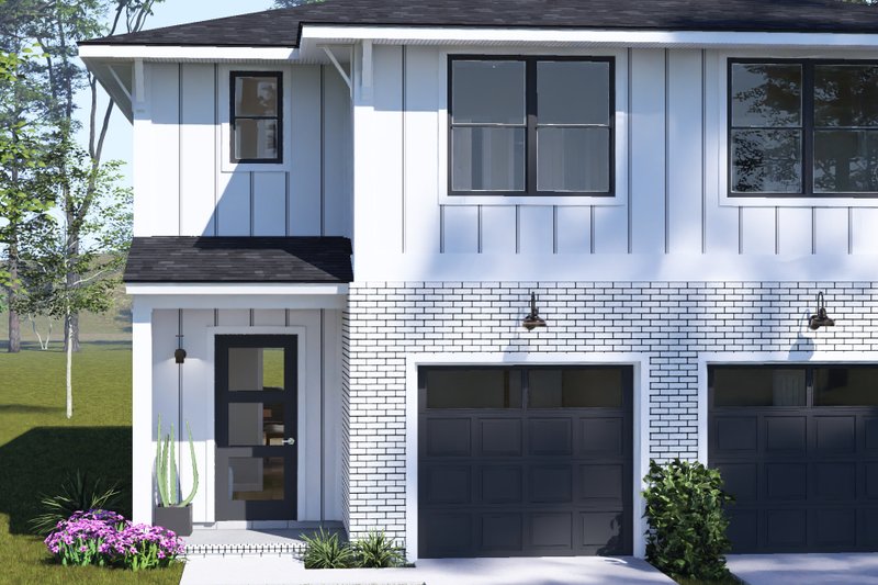 House Blueprint - Exterior - Other Elevation for Modern House Plan #513-2473 - 3 bed, 2.5 bath
