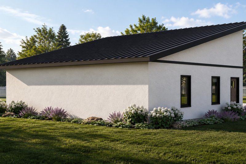 Dream House Plan - Exterior - Other Elevation 1 for Modern House Plan #1064-485, 0 bath