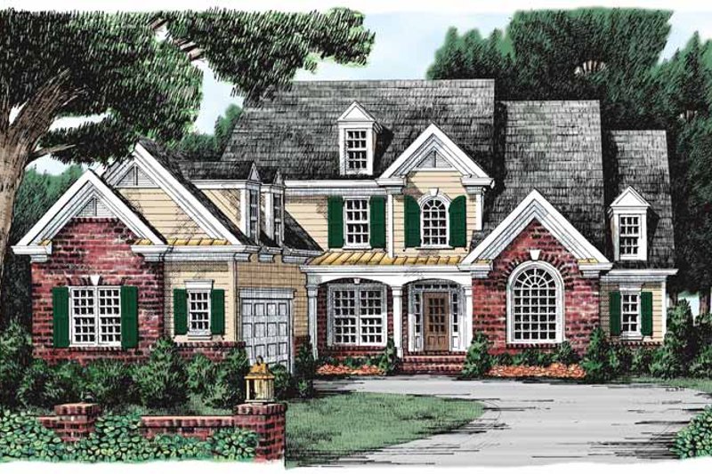Dream House Plan - Traditional Exterior - Front Elevation Plan #927-101