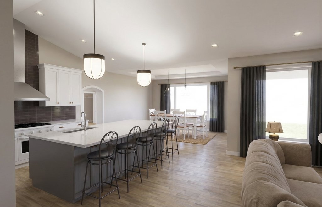 Interior - Kitchen 1 for Craftsman House Plan #1111-46 - 4 bed, 3.5 bath