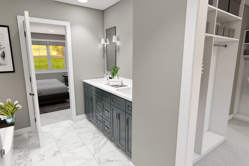 House Design - Interior - Master Bathroom for Bungalow House Plan #51-1370 - 3 bed, 2.5 bath
