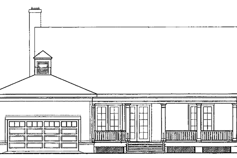 Dream House Plan - Exterior - Rear Elevation for Classical House Plan #952-225 - 3 bed, 2.5 bath
