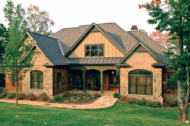 Home Plan - Exterior - Front Elevation 3 for Country House Plan #927-295 - 4 bed, 3 bath