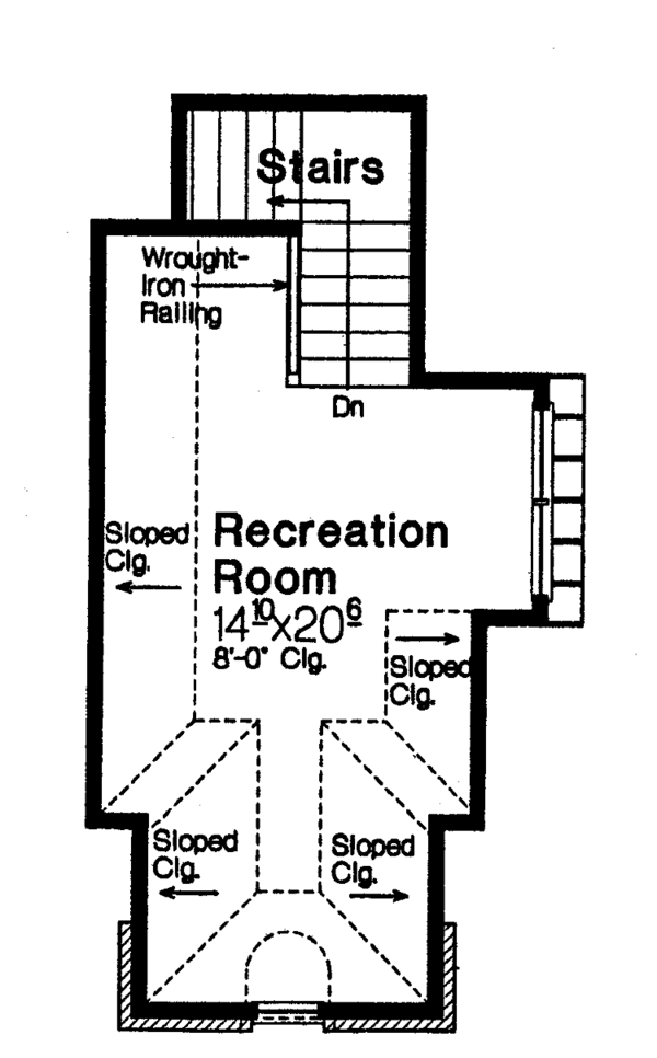 Architectural House Design - Country Floor Plan - Upper Floor Plan #310-1205
