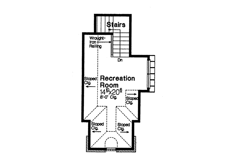 Home Plan - Floor Plan - Upper Floor for Country House Plan #310-1205 - 4 bed, 3 bath