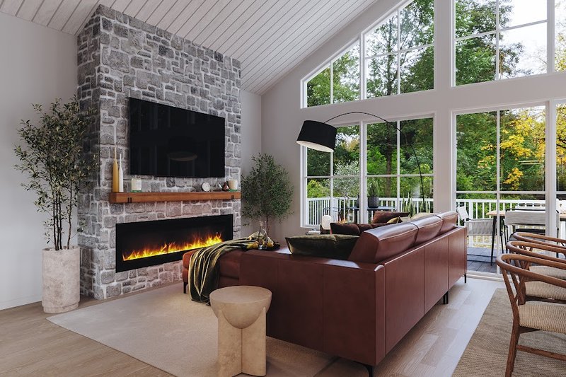 Dream House Plan - Interior - Family Room 1 for Bungalow House Plan #23-2815 - 3 bed, 2 bath