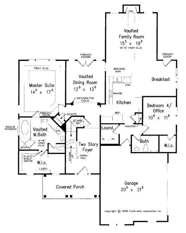 Dream House Plan - Country Floor Plan - Main Floor Plan #927-742