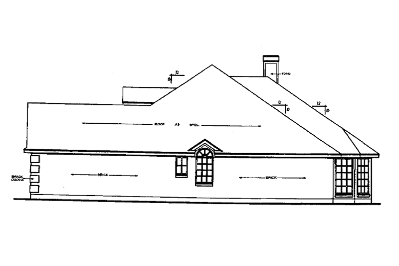 Dream House Plan - Floor Plan - Other Floor for Country House Plan #42-536 - 4 bed, 2 bath