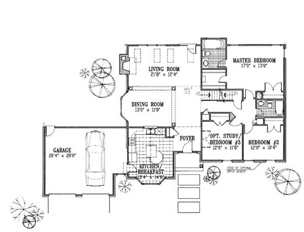 Home Plan - Country Floor Plan - Main Floor Plan #953-122
