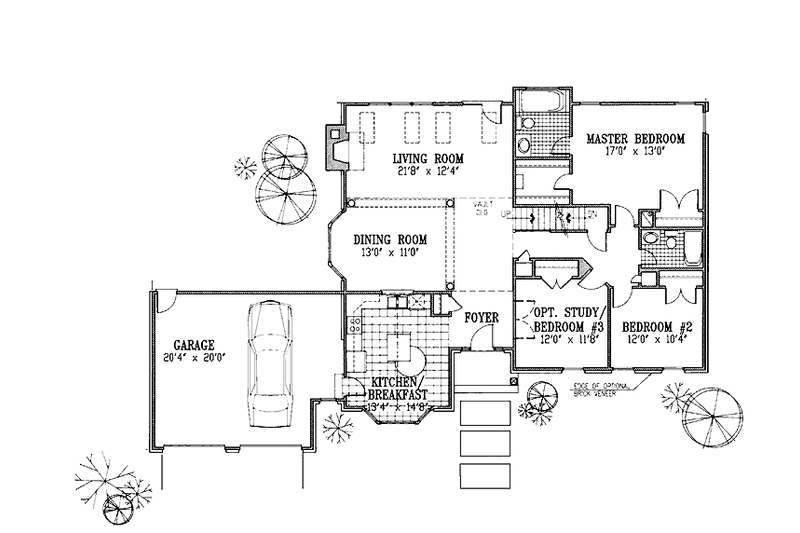 Home Plan - Floor Plan - Main Floor for Country House Plan #953-122 - 5 bed, 3 bath
