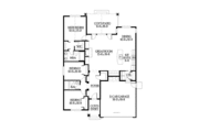 Craftsman Style House Plan - 3 Beds 2 Baths 1488 Sq/Ft Plan #132-530 
