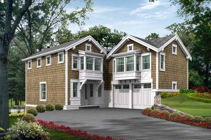 Dream House Plan - Craftsman Exterior - Front Elevation Plan #132-451