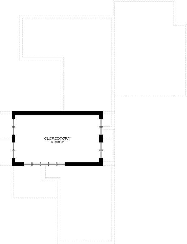Craftsman Floor Plan - Upper Floor Plan #895-22