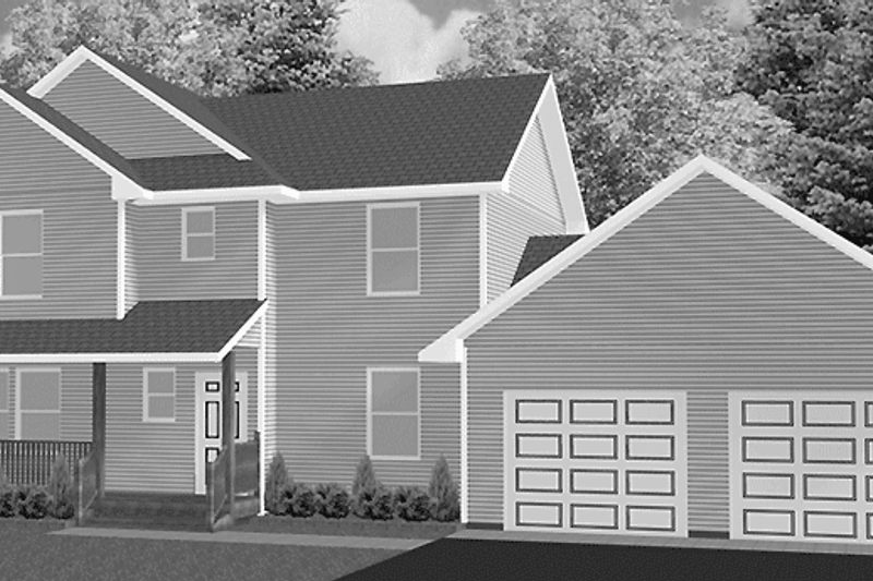 Dream House Plan - Country Exterior - Front Elevation Plan #980-1