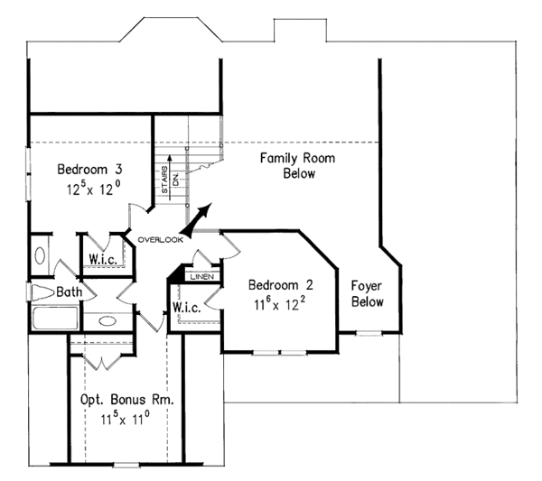 Dream House Plan - Country Floor Plan - Upper Floor Plan #927-650