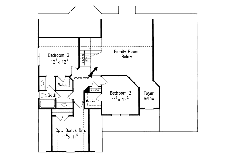 Home Plan - Floor Plan - Upper Floor for Country House Plan #927-650 - 3 bed, 2.5 bath