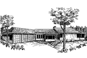 Contemporary Style House Plan - 3 Beds 2.5 Baths 2518 Sq/Ft Plan #60-750 