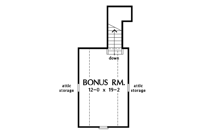 Home Plan - Floor Plan - Other Floor for Country House Plan #929-555 - 3 bed, 2 bath