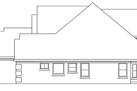 Exterior - Other Elevation 1 for European House Plan #124-339 - 3 bed, 3.5 bath