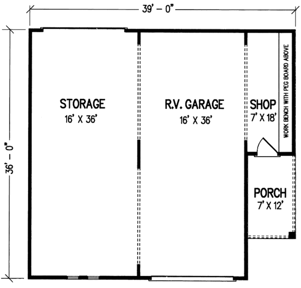 Dream House Plan - Country Floor Plan - Main Floor Plan #45-427