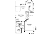European Style House Plan - 3 Beds 2.5 Baths 2533 Sq/Ft Plan #48-836 
