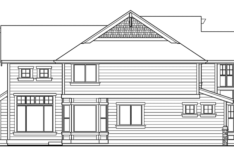 Home Plan - Exterior - Other Elevation for Craftsman House Plan #132-244 - 3 bed, 2.5 bath
