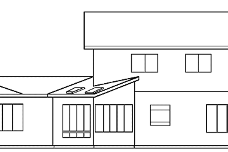 Dream House Plan - Exterior - Rear Elevation for Traditional House Plan #60-998 - 3 bed, 3 bath