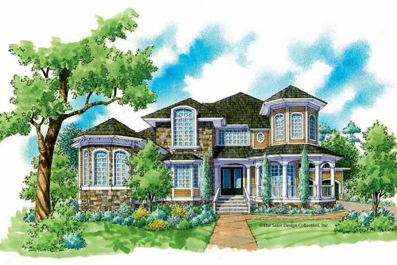 Dream House Plan - Country Exterior - Front Elevation Plan #930-237