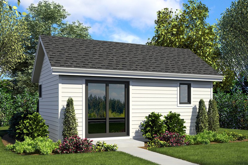 Home Plan - Contemporary Exterior - Front Elevation Plan #48-954