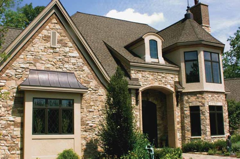 Home Plan - Exterior - Front Elevation 6 for Tudor House Plan #928-61 - 3 bed, 3 bath