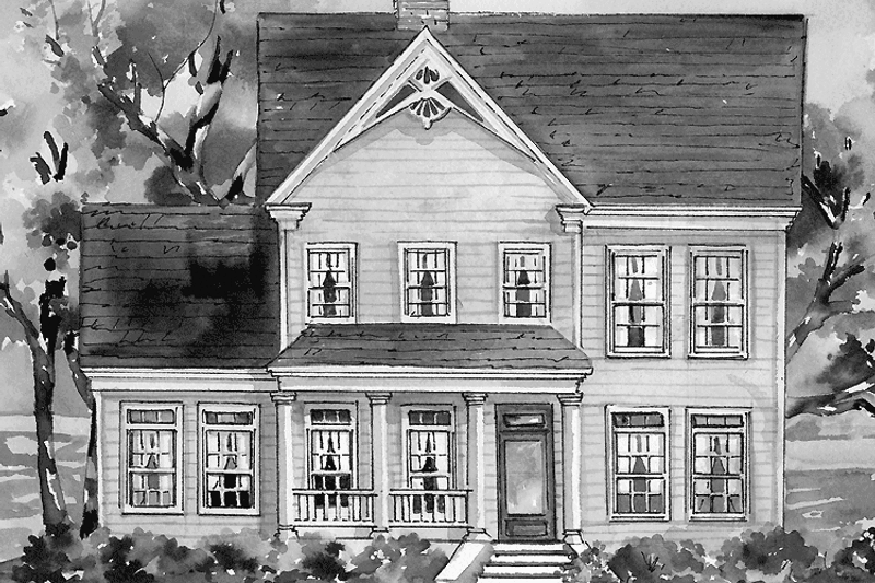 Dream House Plan - Victorian Exterior - Front Elevation Plan #1047-41