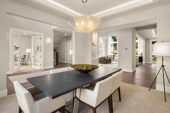 Interior - Dining Room 1 for Contemporary House Plan #1066-125 - 5 bed, 4.5 bath