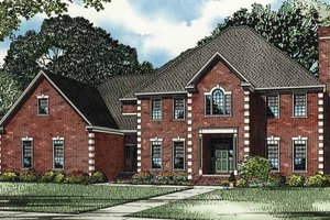 European Exterior - Front Elevation Plan #17-3276