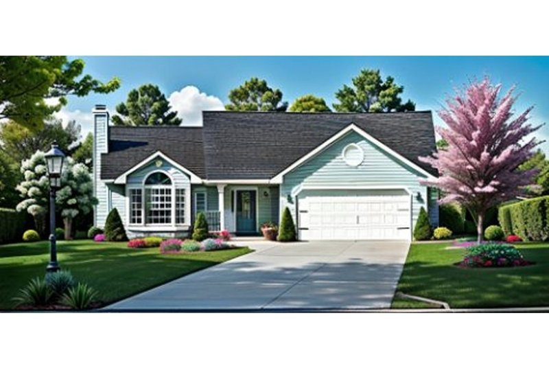 House Blueprint - Traditional Exterior - Front Elevation Plan #58-120