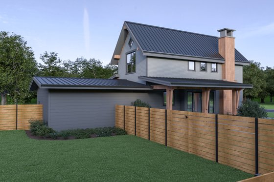Exterior - Other Elevation for Contemporary House Plan #1070-80 - 3 bed, 2.5 bath