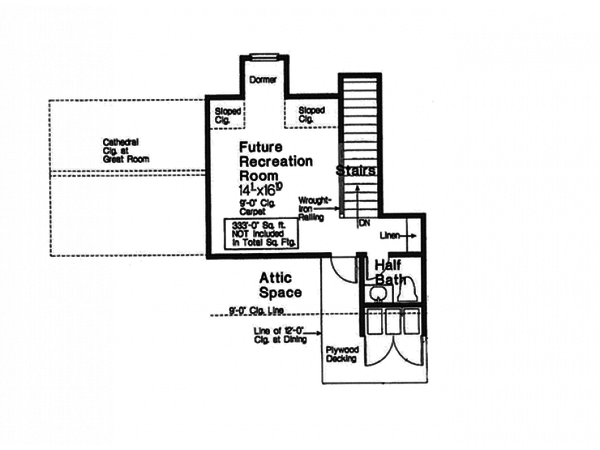 European Floor Plan - Other Floor Plan #310-994