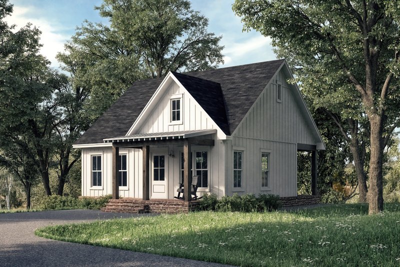 Traditional Style House Plan - 1 Beds 1 Baths 780 Sq/Ft Plan #430-289