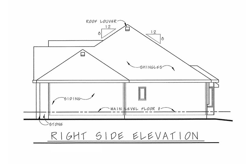 Dream House Plan - Exterior - Other Elevation 1 for Traditional House Plan #20-2123 - 3 bed, 2.5 bath
